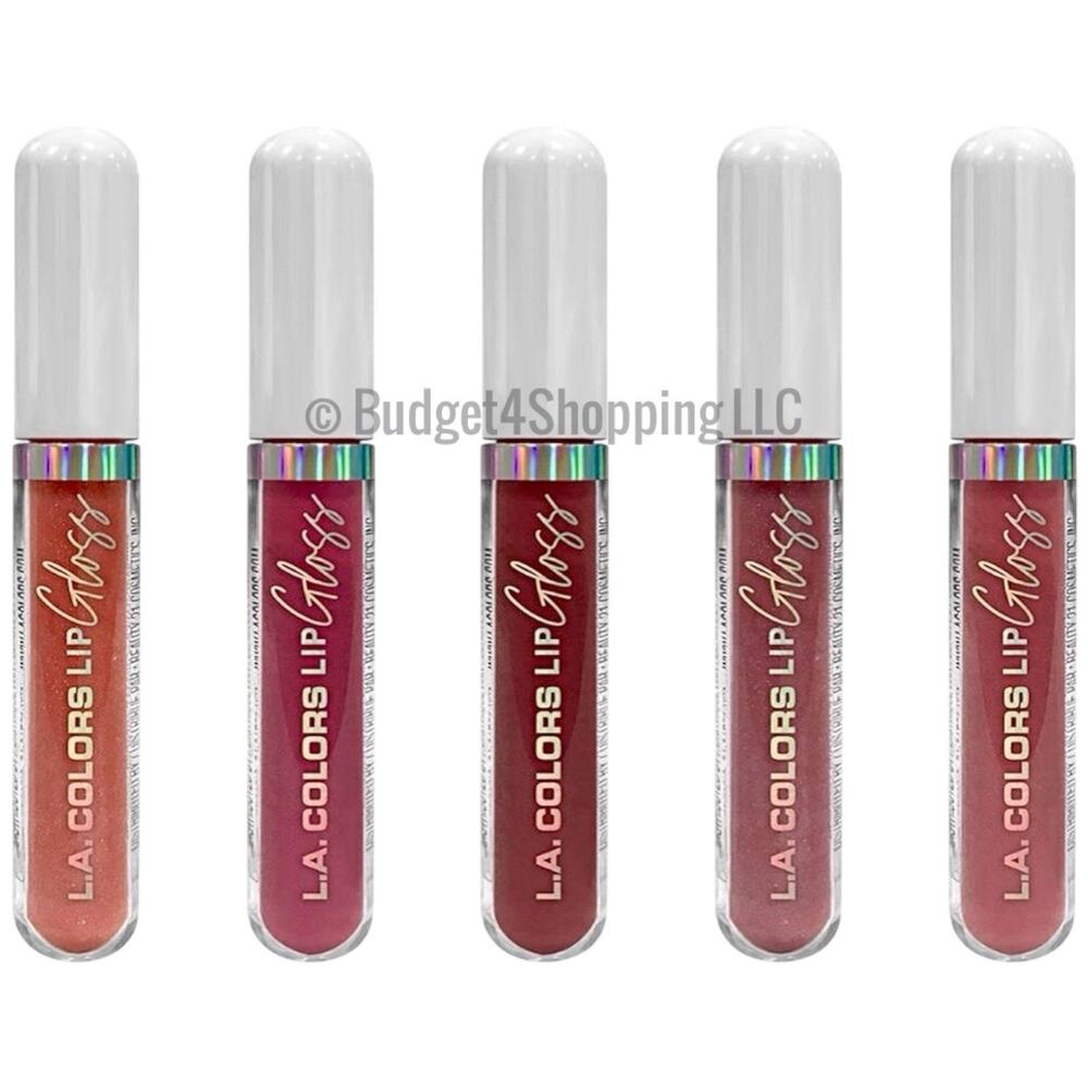 L.A. Colors All Is Bright Lips Be Glossy 5 Piece Glossy Gift Set